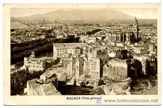 Postales: MALAGA, VISTA GENERAL,                   P18375