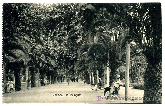 Postales: MALAGA, EL PARQUE,                   P18378