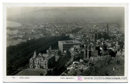 Postales: MALAGA, VISTA GENERAL,                   P18382