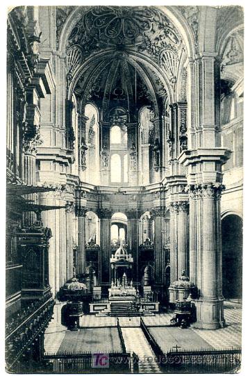 Postales: MALAGA, CATEDRAL ALTAR MAYOR,                   P18385