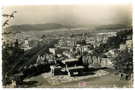 Postales: MALAGA, VISTA PARCIAL,                   P18388