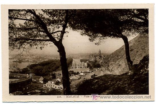 Postales: MALAGA, VISTA ARTISTICA,                   P18390