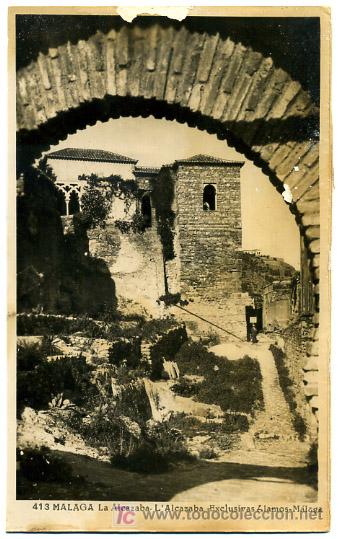 Postales: MALAGA, LA ALCAZABA,                   P18399