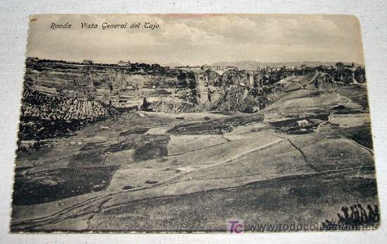 Postkarten: ANTIGUA POSTAL DE RONDA - VISTA GENERAL DEL TAJO - NO CIRCULADA -