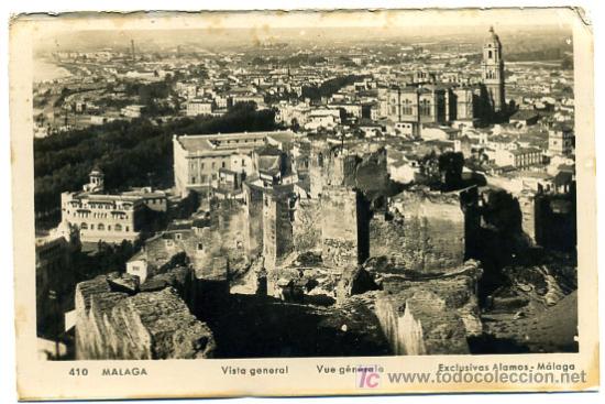 Postales: MALAGA, VISTA GENERAL,             P18401