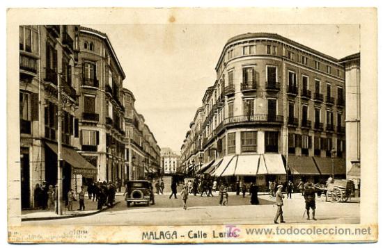 Postales: MALAGA, CALLE LARIOS,             P18417