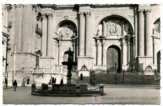 Postales: MALAGA, PUERTA DE LA CATEDRAL,             P18425