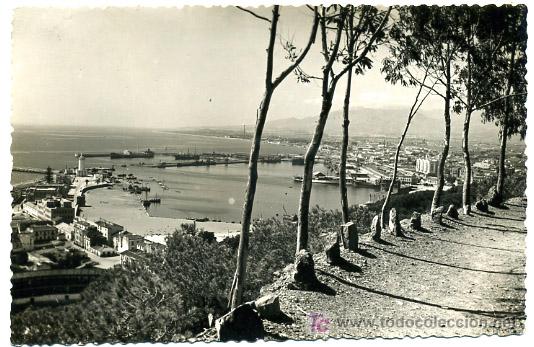 Postales: MALAGA, PUERTO DESDE GIBRALFARO,             P18435