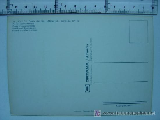 Postales: AGUADULCE (ALMERIA) - Foto 2