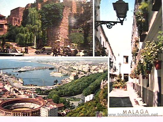 Postales: POSTAL DE M&Aacute;LAGA DE LOS A&Ntilde;OS 60 - Foto 1