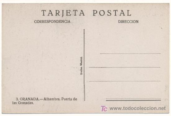 Postales: reverso - Foto 2