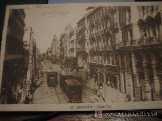 Postales: GRANADA GRAN VIA - Foto 1