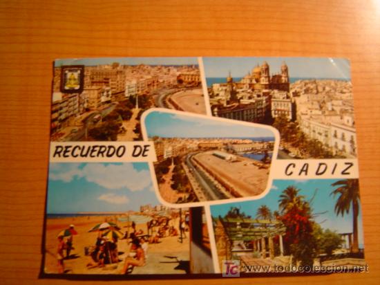 Cartes Postales: POSTAL RECUERDO DE CADIZ