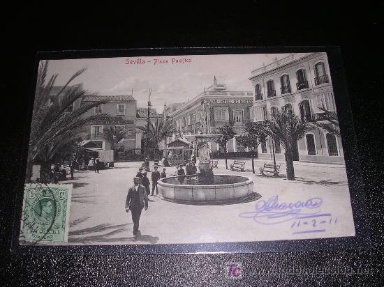 Postales: SEVILLA-PLAZA PACIFICO - Foto 1