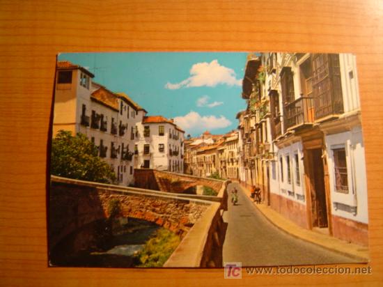 Postales: POSTAL GRANADA. CARRERA DEL DARRO - Foto 1