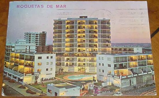 Postales: ANTIGUA FOTO POSTAL DE ROQUETAS DE MAR (ALMERIA) - CIRCULADA -