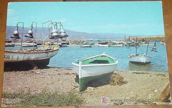 Postales: ANTIGUA FOTO POSTAL DE ROQUETAS DE MAR (ALMERIA) - CIRCULADA -