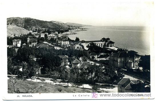 Postales: MALAGA, LA CALETA,               P20325