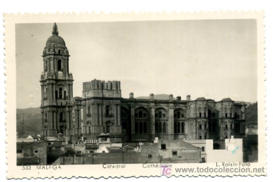 Postales: MALAGA, CATEDRAL,               P20326