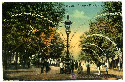 Postales: MALAGA, ALAMEDA PRINCIPAL,               P20332