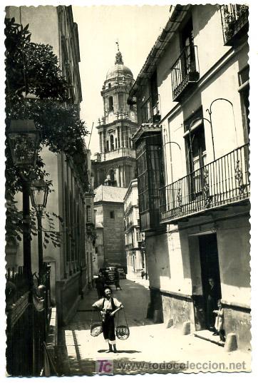 Postales: MALAGA, TIPICO VENDEDOR DE PESCADO EN CALLE SAN AGUSTIN,               P20362