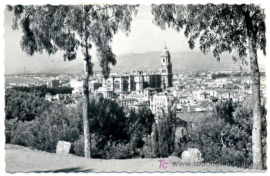 Postales: MALAGA, VISTA PARCIAL,               P20363