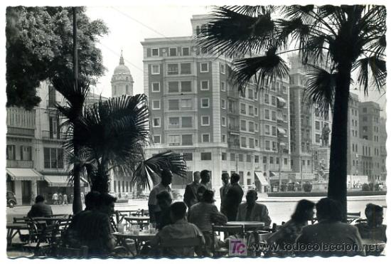 Postales: MALAGA, PLAZA DEL GENERAL QUEIPO DE LLANO,               P20367