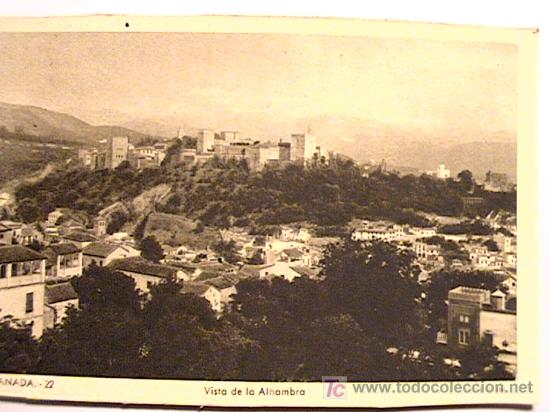 Postales: POSTAL DE GRANADA DE LOS A&Ntilde;OS 40 - Foto 1