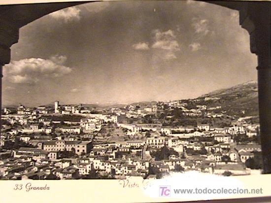 Postales: POSTAL DE GRANADA DE LOS A&Ntilde;OS 50 - Foto 1