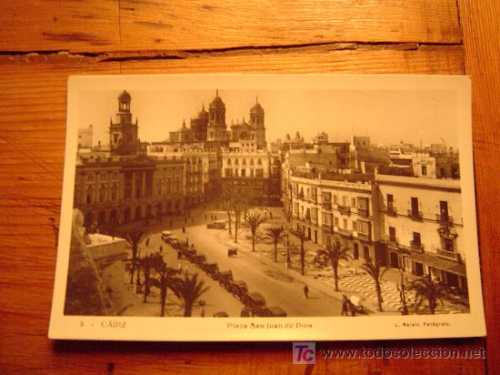 Postales: Bonita postal de Cadiz-5 Plaza San Juan de Dios