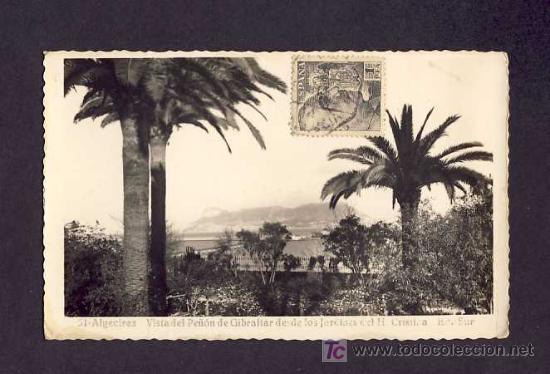 Postais: Postal de CADIZ: Vista del Pe&ntilde;on de Gibraltar (Ed.Sur num.51)