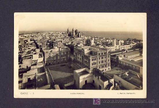 Postais: Postal de CADIZ: Vista parcial (Roisin num.1)