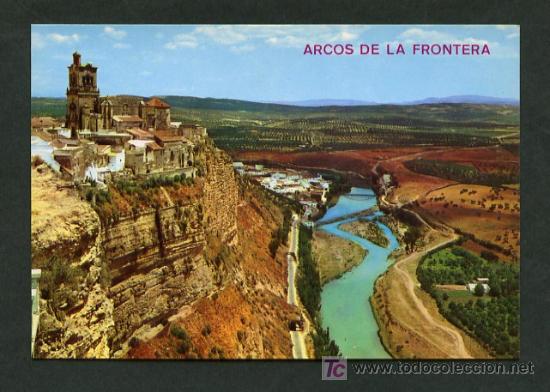 Postales: Arcos de la Frontera. *Corte de la Pe&ntilde;a* Ed. Arribas n&ordm; 2006. Circulada.