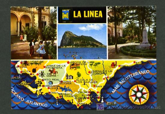Postales: La Linea de La Concepci&oacute;n. Ed. Subirats Casanovas n&ordm; 18. Escrita.
