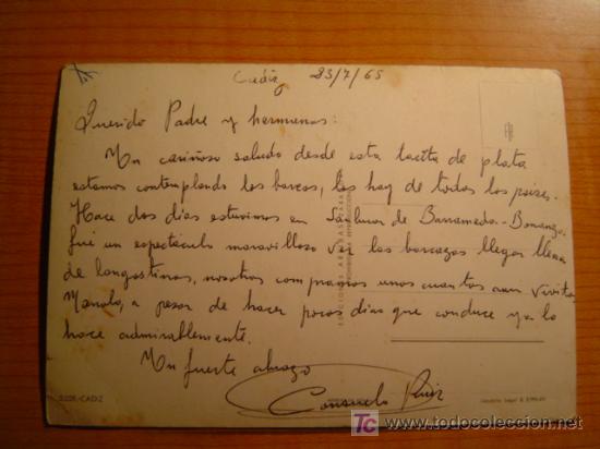 Postales: POSTAL CADIZ - Foto 2