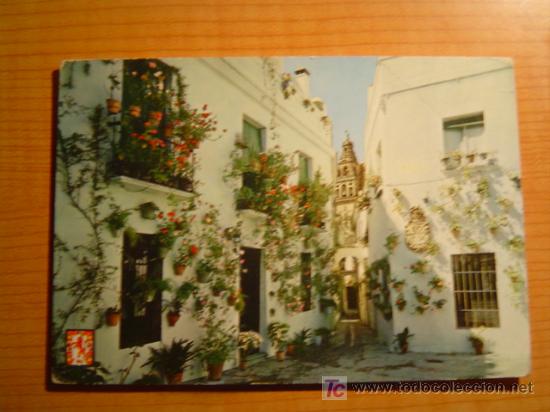 Postales: POSTAL CORDOBA CALLEJA Y PLAZA DE LAS FLORES.