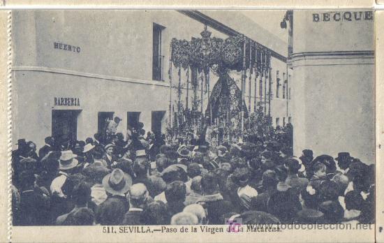 Postales: SEVILLA, PASO DE LA VIRGEN DE LA MACARENA - Foto 1