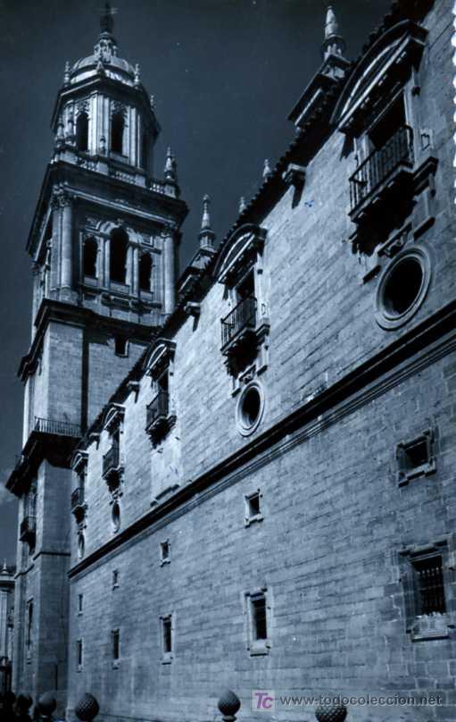 Postales: JAEN N&ordm;32 TORRE IGLESIA CATEDRAL Y RELOJ DEL SOL      P/ANJ-003