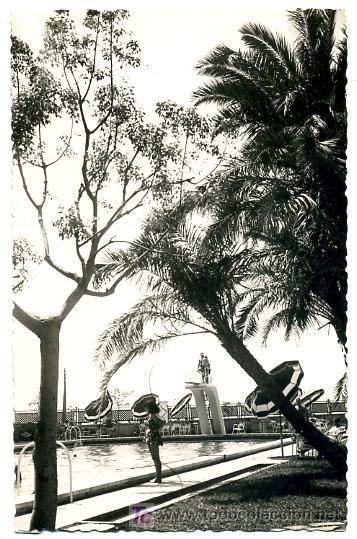 Postales: MALAGA, HOTEL MIRAMAR, PISCINA,            P20556