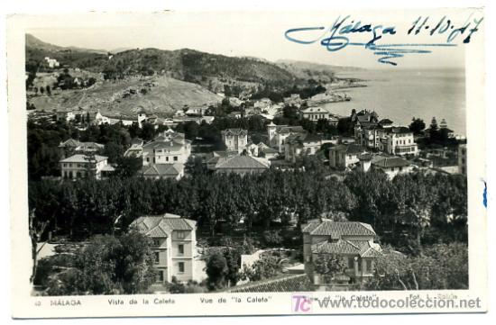 Postales: MALAGA, VISTA DE LA CALETA,            P20560