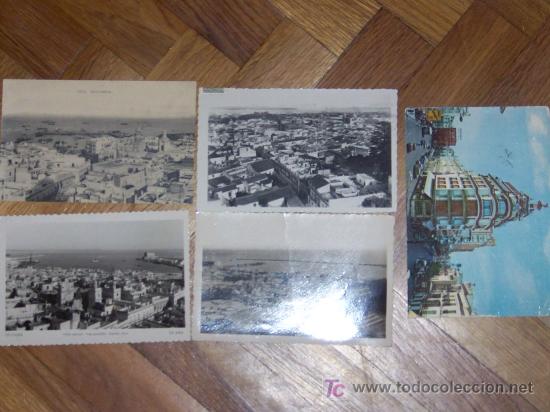 Postales: OFERTA LOTE 5 POSTALES DE CADIZ
