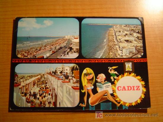 Postales: POSTAL CADIZ  VISTAS PARCIALES
