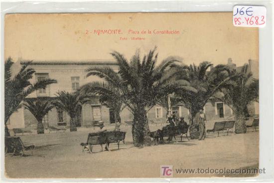 Postales: (PS-4683)POSTAL DE AYAMONTE(HUELVA)-PLAZA DE LA CONSTITUCION