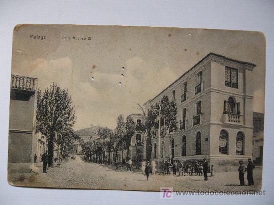 Postales: MALAGA - CALLE ALFONSO XII - SIN CIRCULAR
