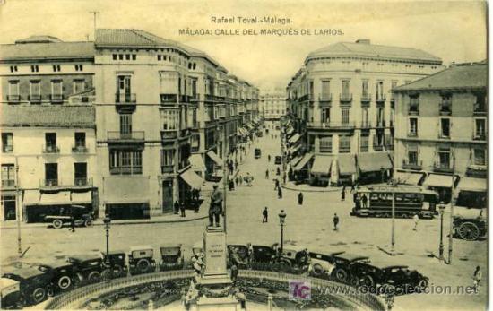 Postales: POSTAL MALAGA CALLE DEL MARQUES DE LARIOS