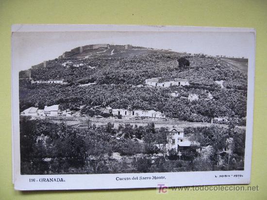 Postales: GRANADA - CUEVAS DEL SACRO MONTE - Foto 1