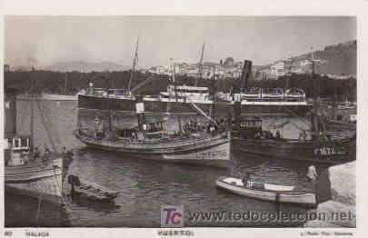 Postcards: POSTAL DE MALAGA N&ordm;60, EL PUERTO
