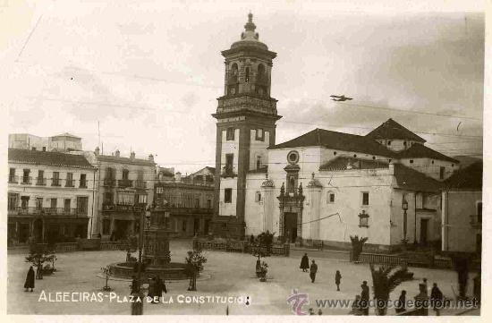 Postales: ALGECIRAS.-PLAZA DE LA CONSTITUCION
