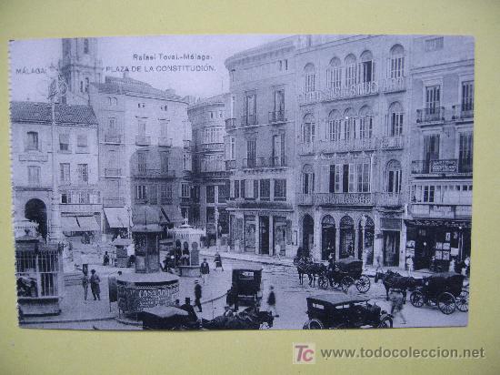 Postales: MALAGA - PLAZA DE LA CONSTITUCION - SIN CIRCULAR