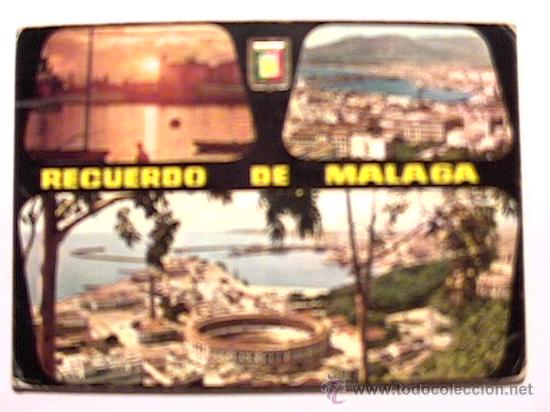 Postales: POSTAL DE M&Aacute;LAGA DE LOS A&Ntilde;OS 60 - Foto 1